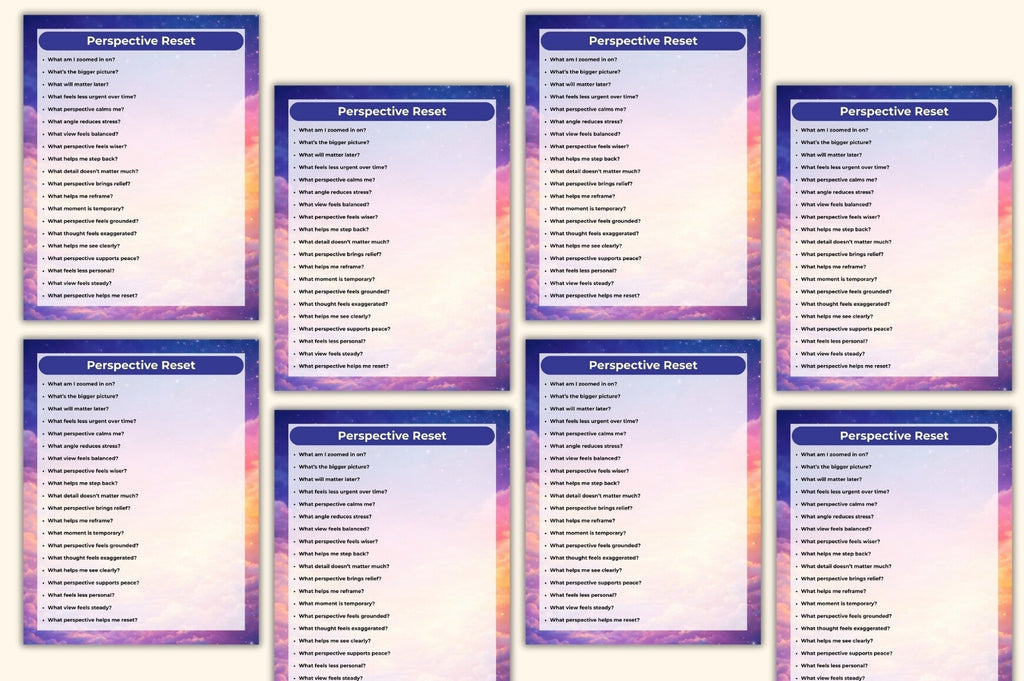 Mental Reset Prompts