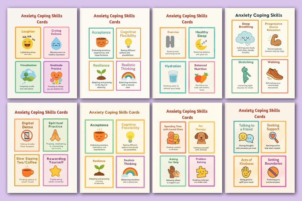 Anxiety Coping Skills Cards