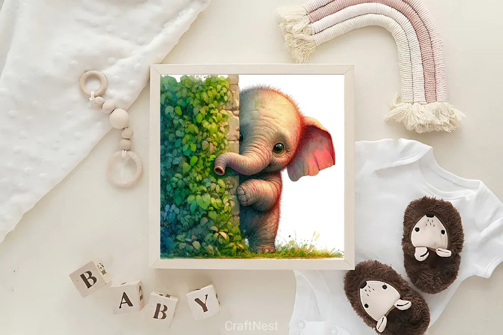 Animals Peeking Clipart Bundle