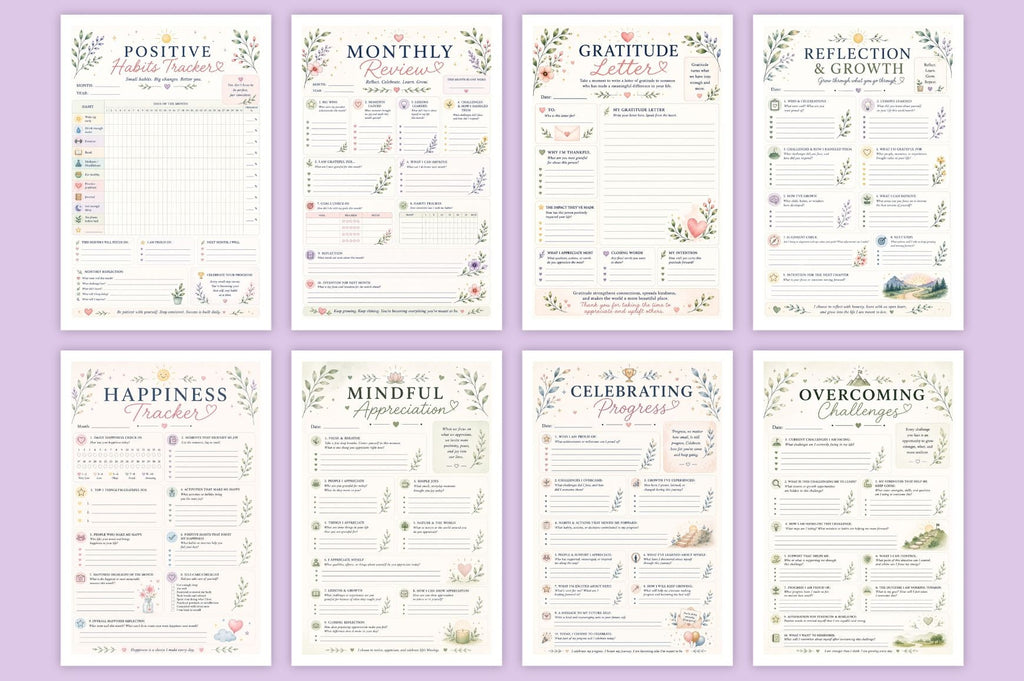 Positive Thoughts Gratitude Journal