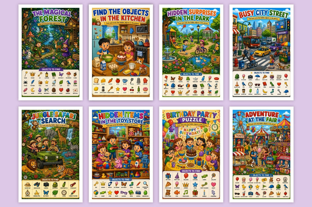 Hidden Pictures Activity Book