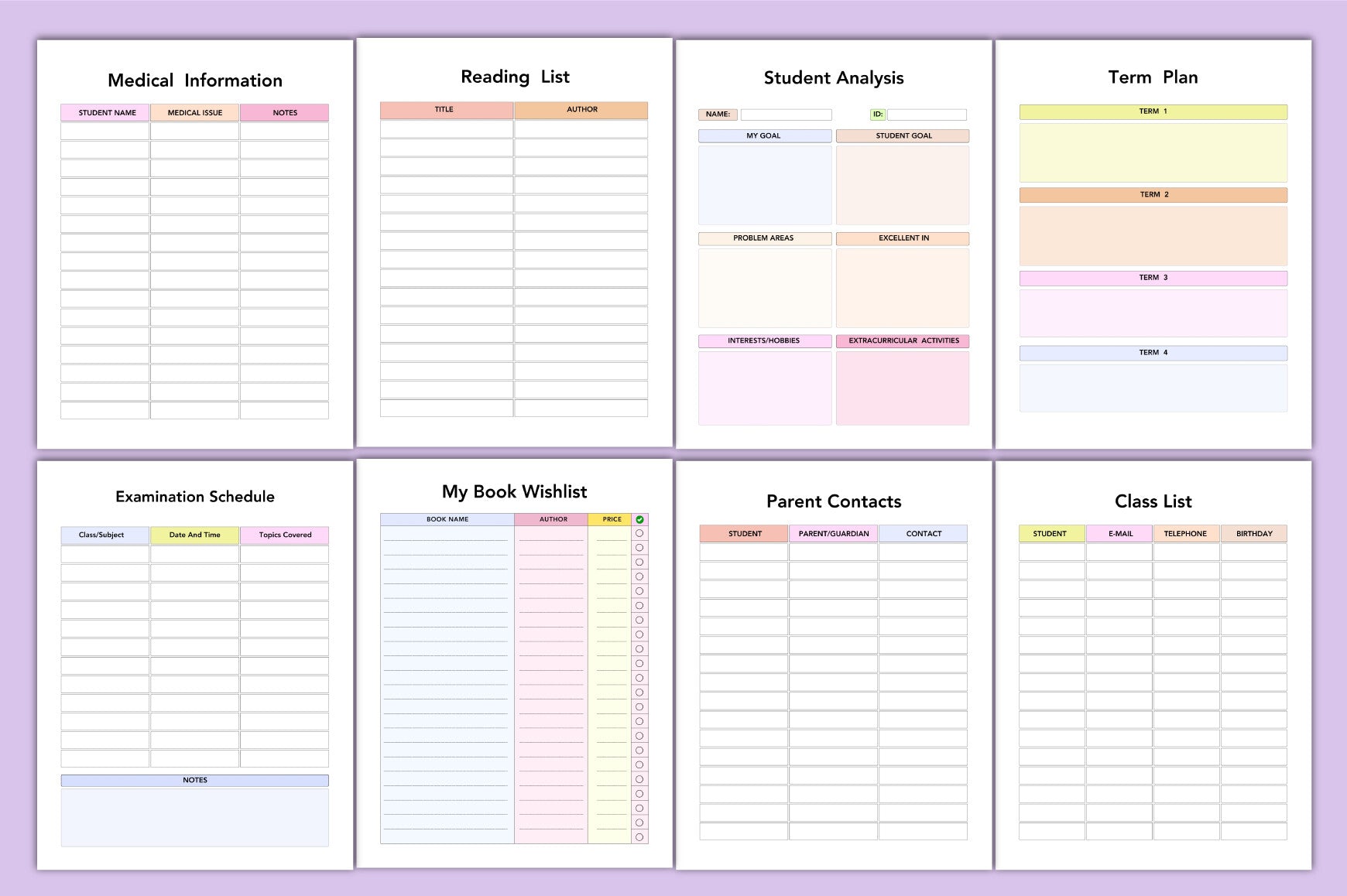 The Teacher Planner