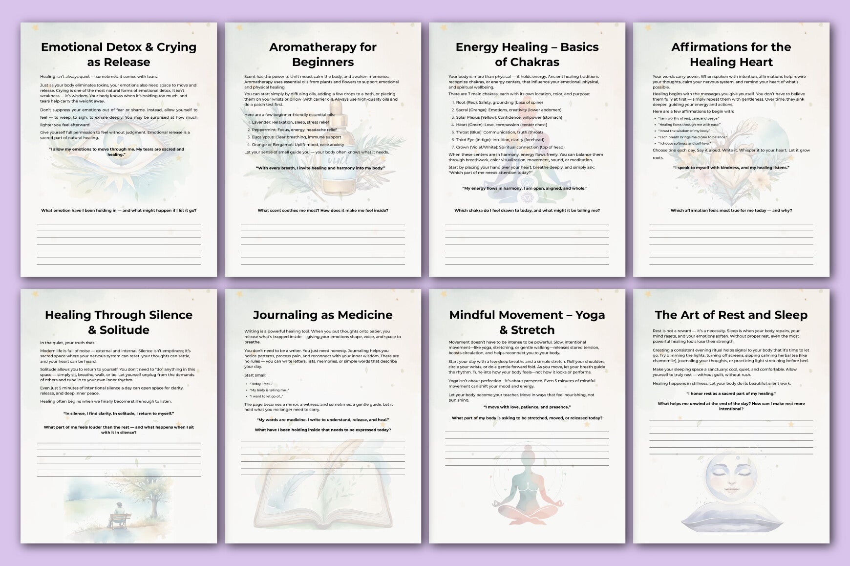 Natural Healing Guidance Planner