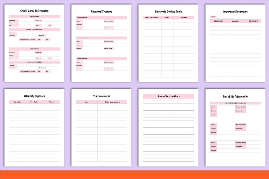 End of Life Planner Guide