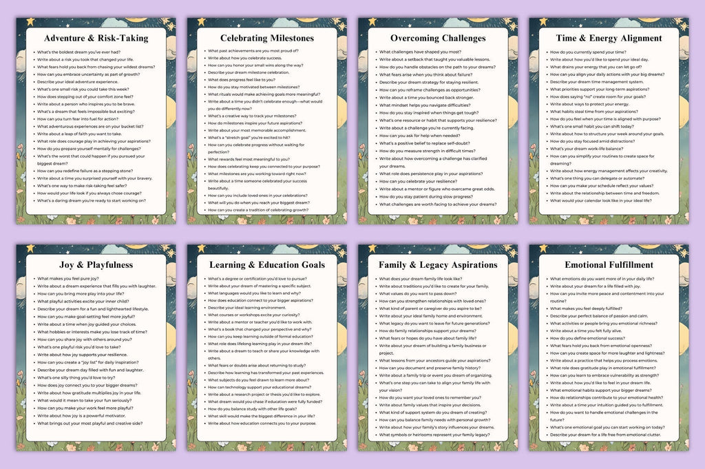 Dreams and Aspirations Planner