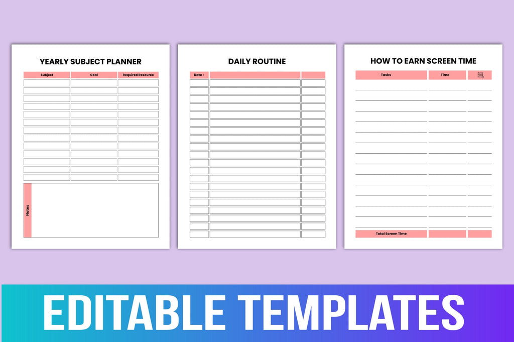 Home School Planner
