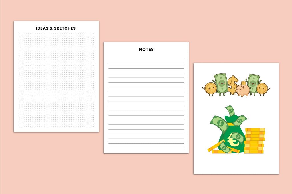 Money Saving Challenges Planner