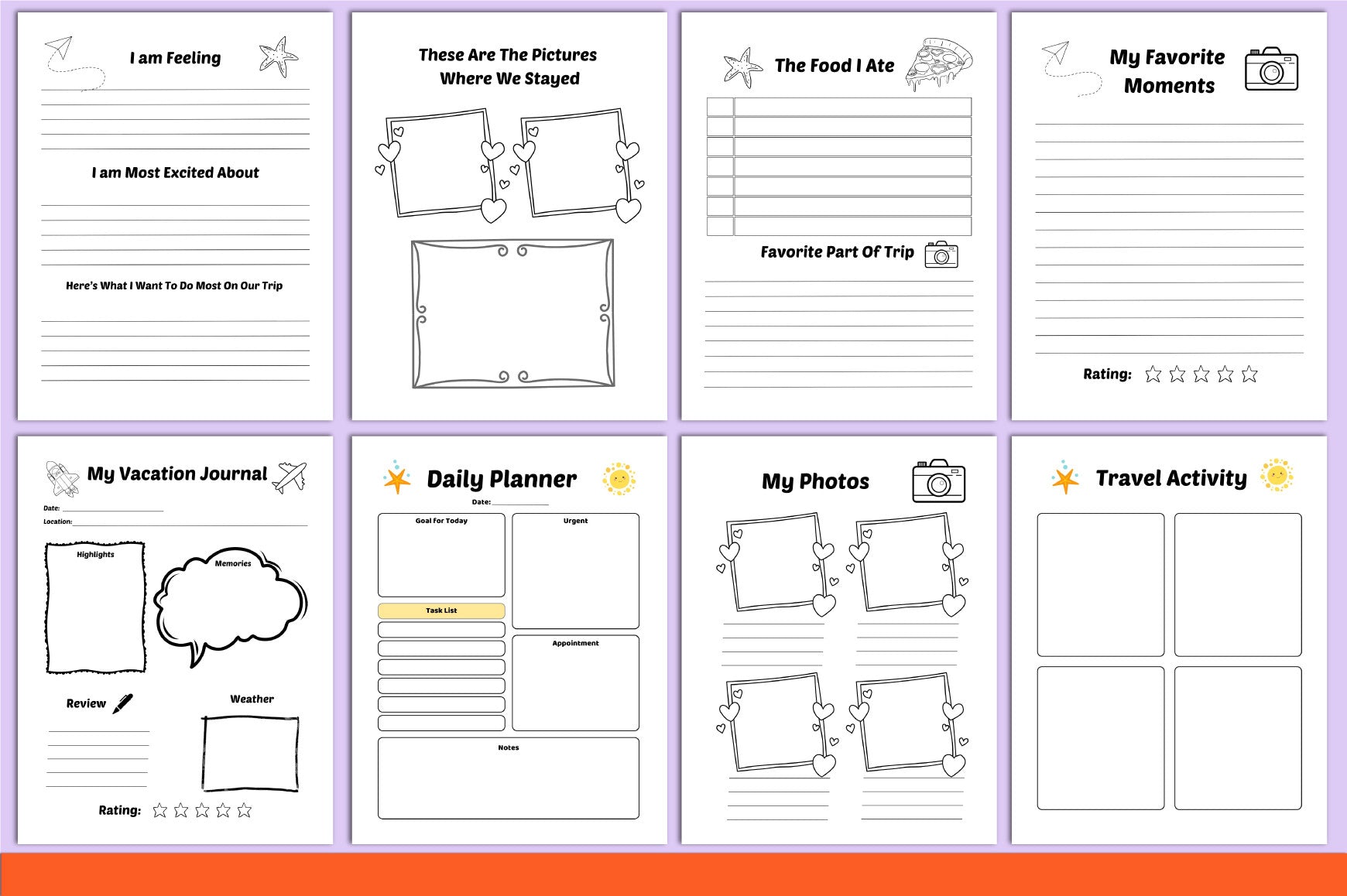 Travel Journal for Kids