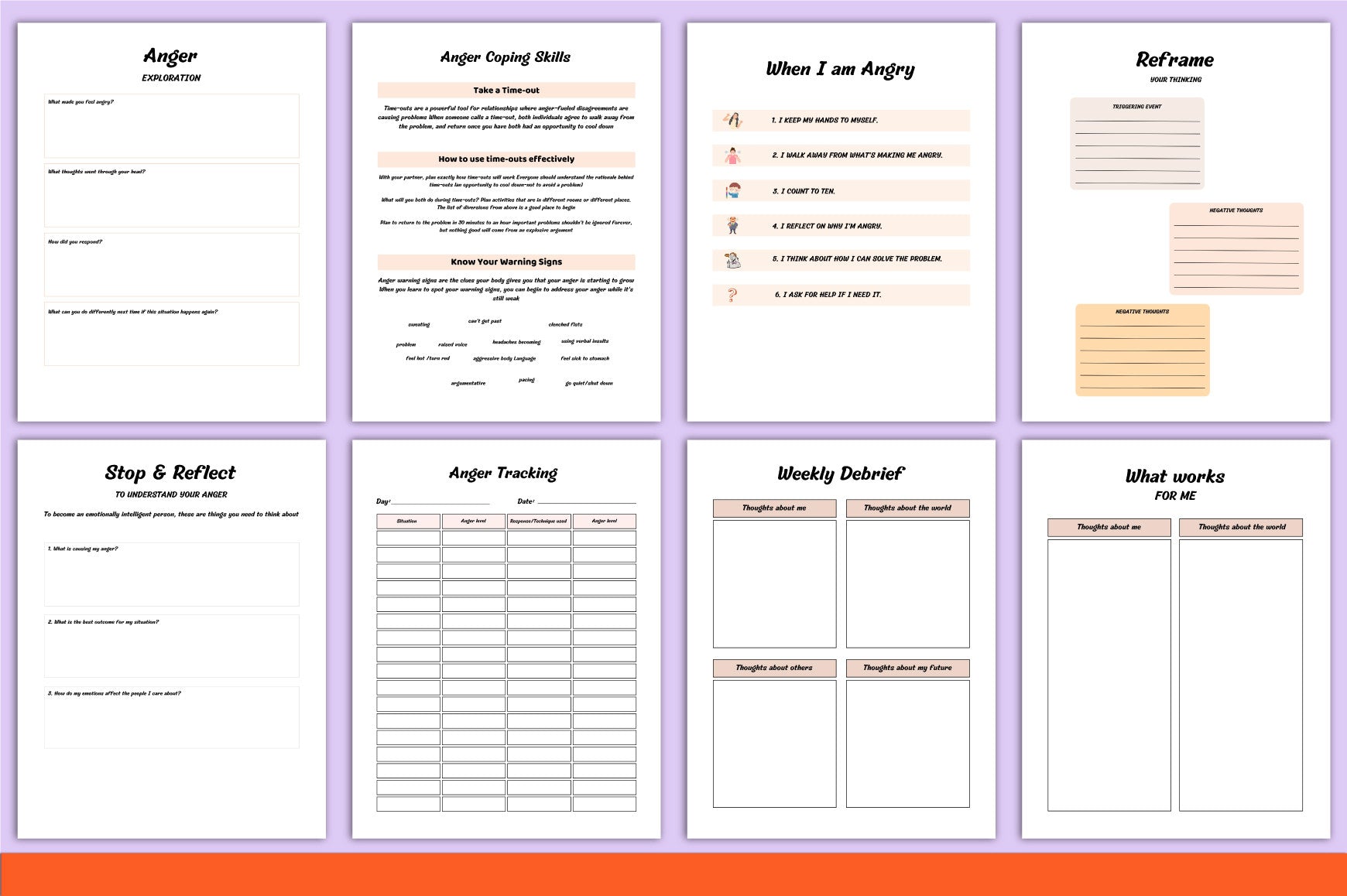 Anger Management for Kids Workbook