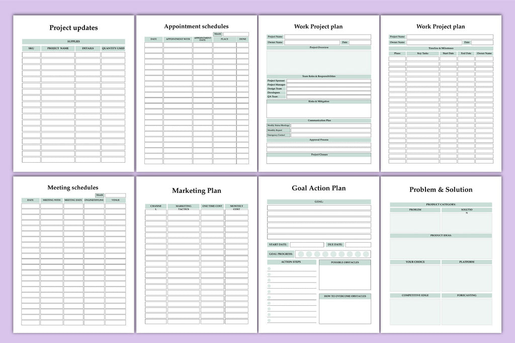 Project Management Planner