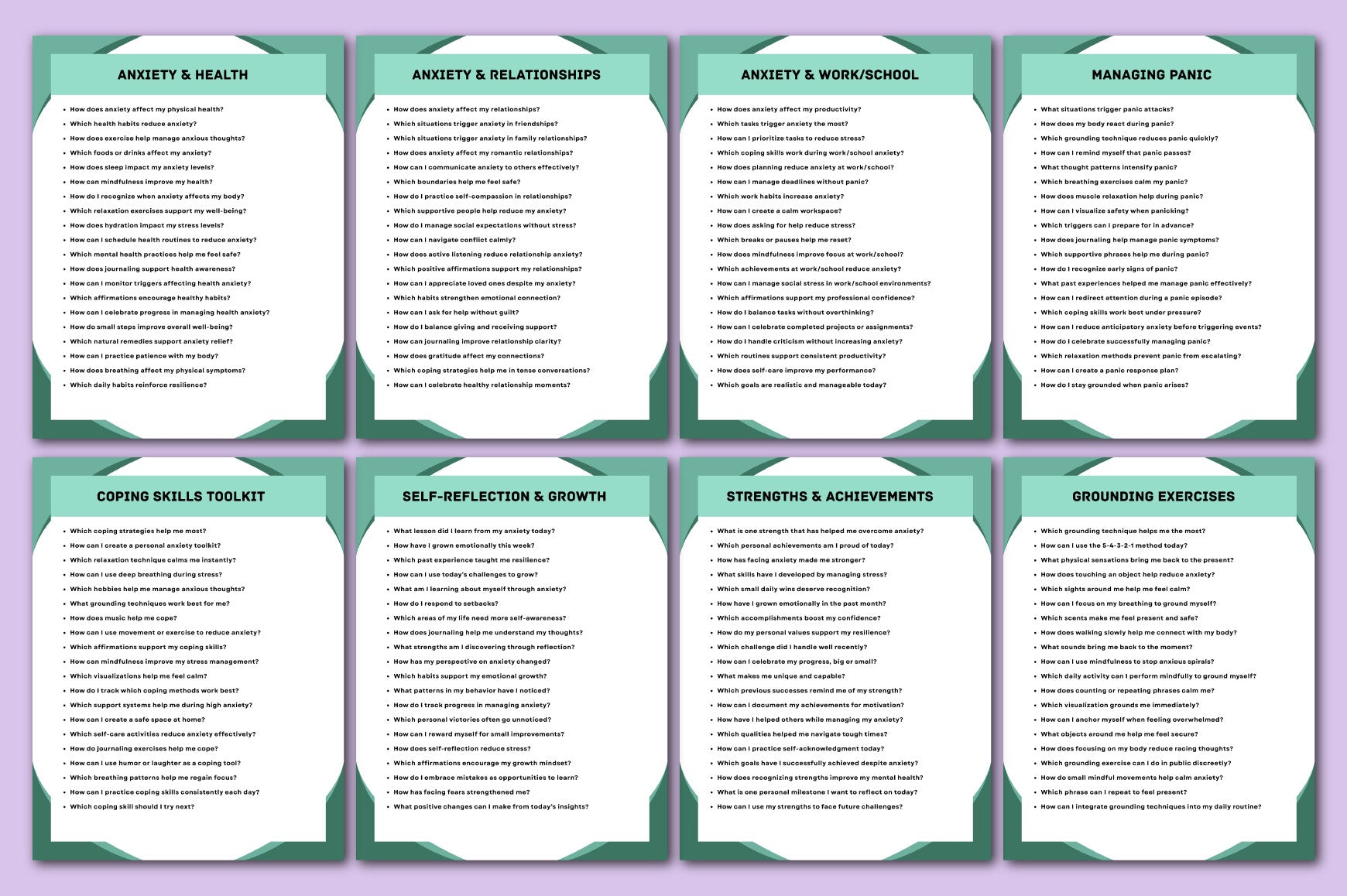 Guided Anxiety Prompts for Relief