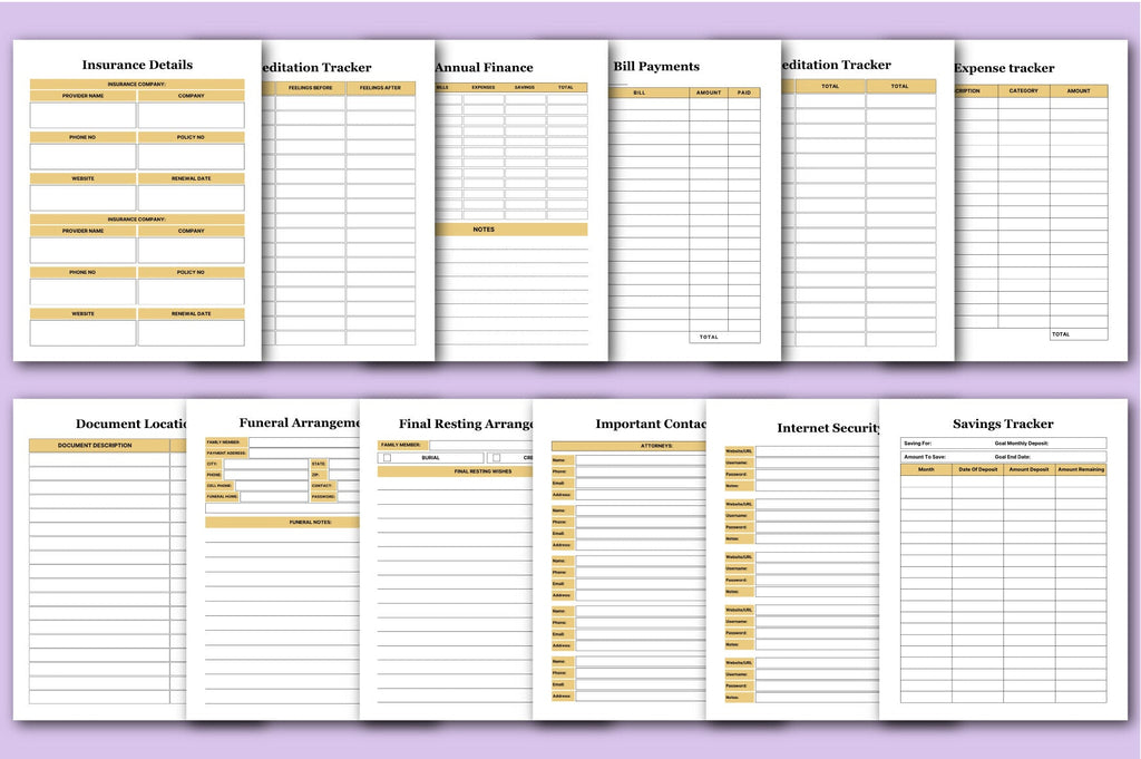 End of Life Planner