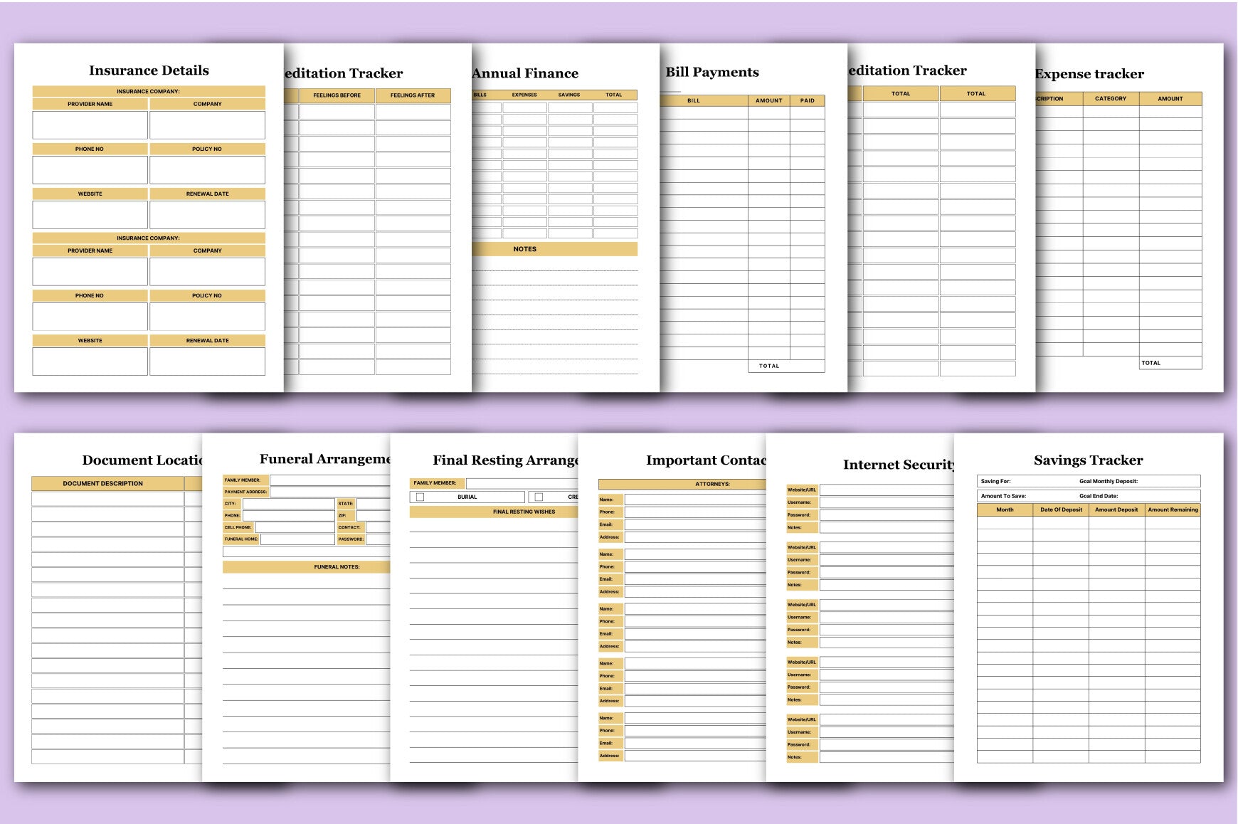 End of Life Planner