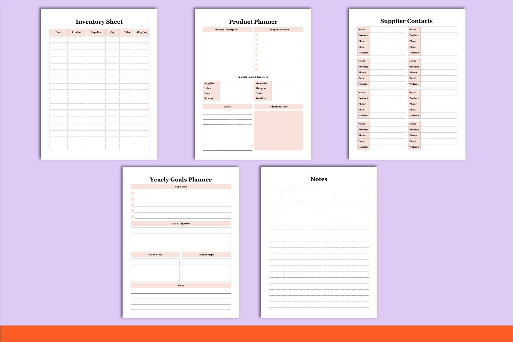 Candle Business Planner