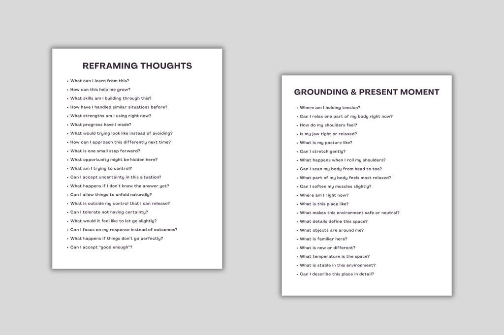 Anxiety Relief Prompts