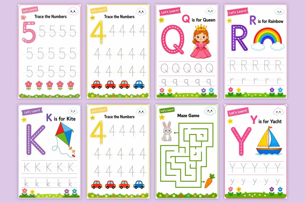 Learn Trace For Preschoolers