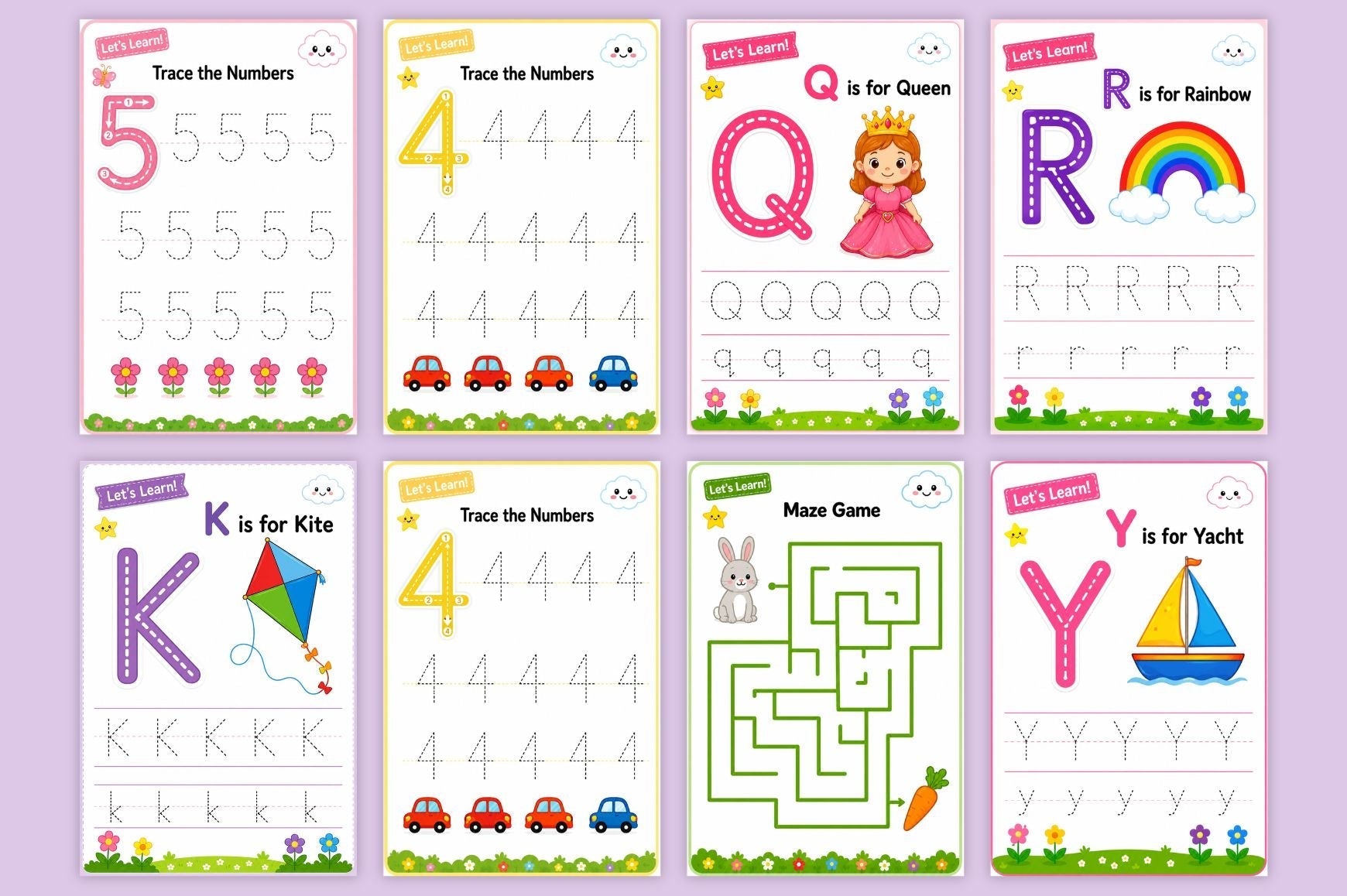 Learn Trace For Preschoolers