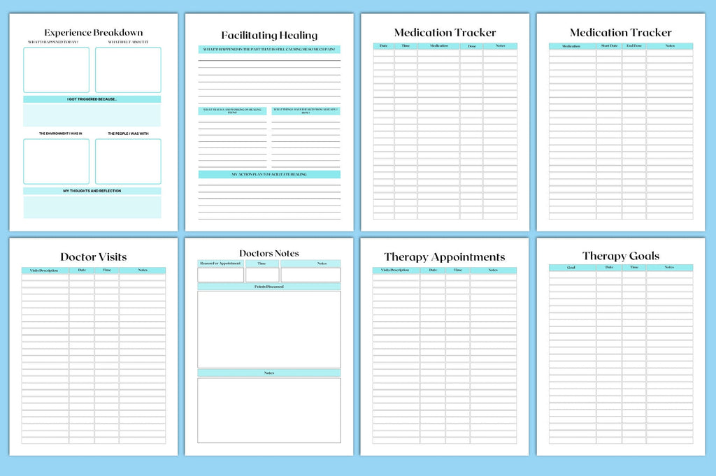 Editable Mega Therapy Journal