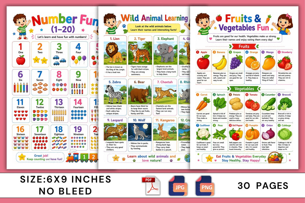 Happy Kids Learning Activity Book
