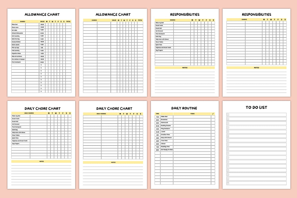 Kids Progress Reward Journal