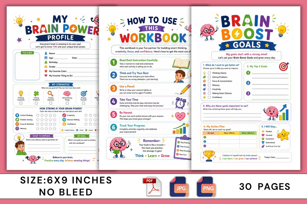 Brain Power Skills Workbook