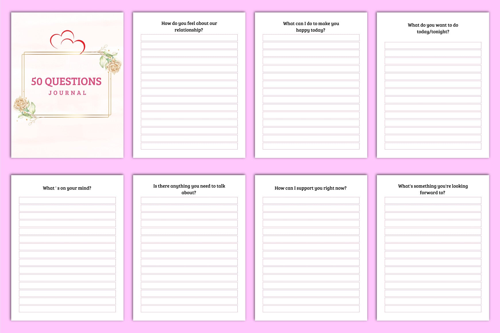Couple's 50 Question Planner
