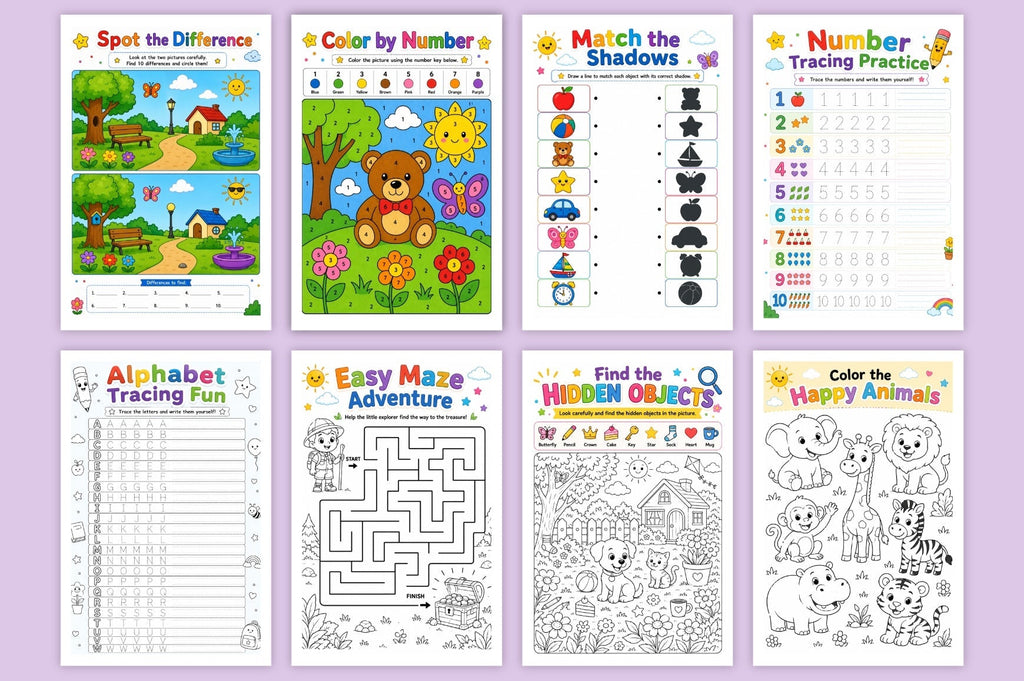 Mega Activity For Kids Book