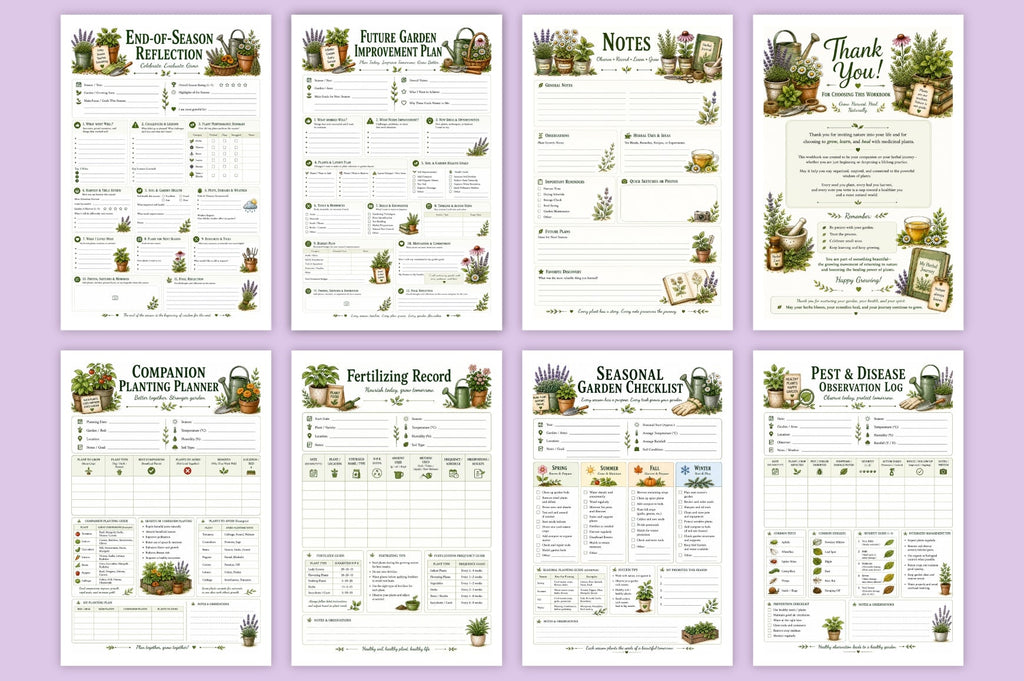 Grow Harvest Medicinal Plants Workbook