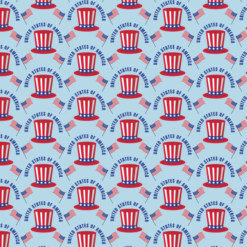 4th of July Seamless Digital Paper
