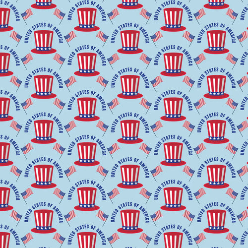 4th of July Seamless Digital Paper