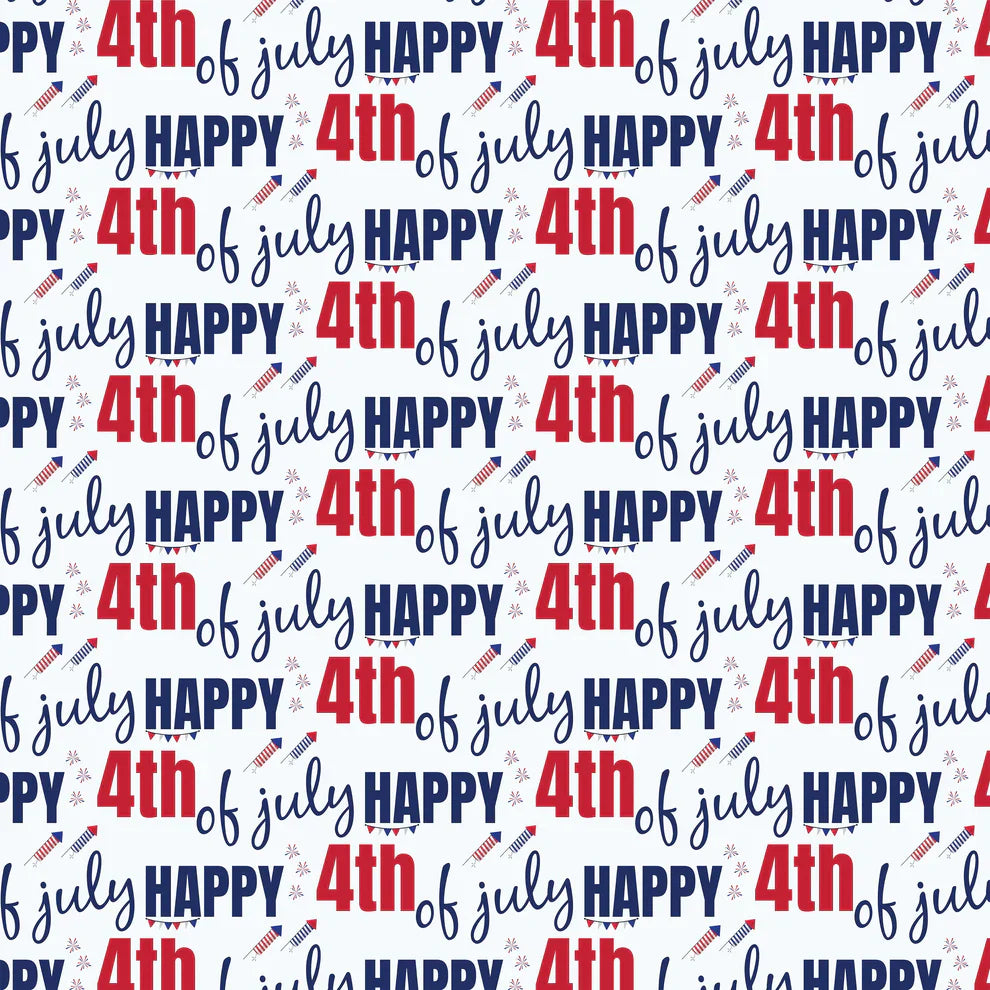 4th of July Seamless Digital Paper