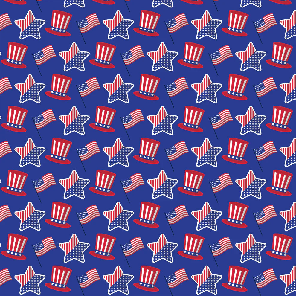 4th of July Seamless Digital Paper