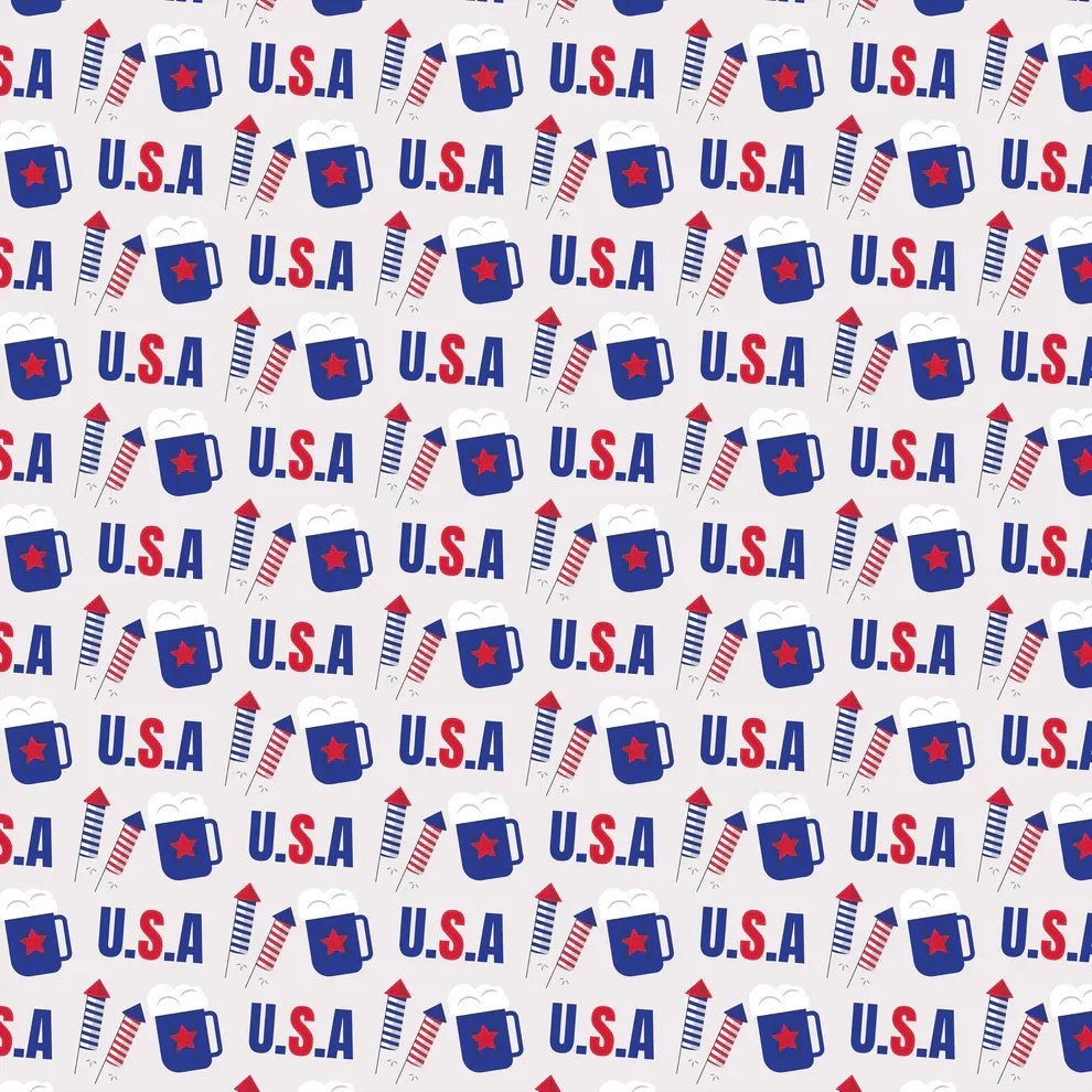 4th of July Seamless Digital Paper
