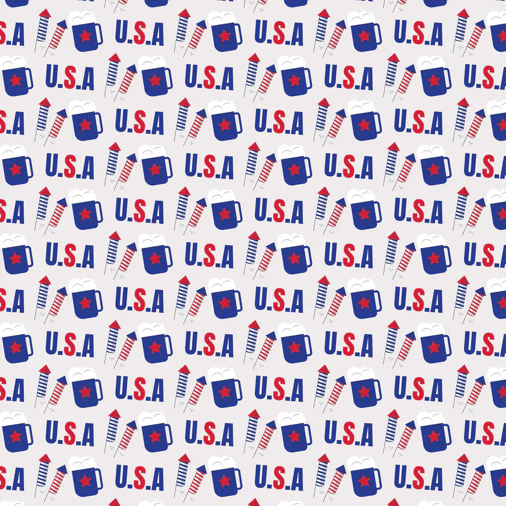 4th of July Seamless Digital Paper
