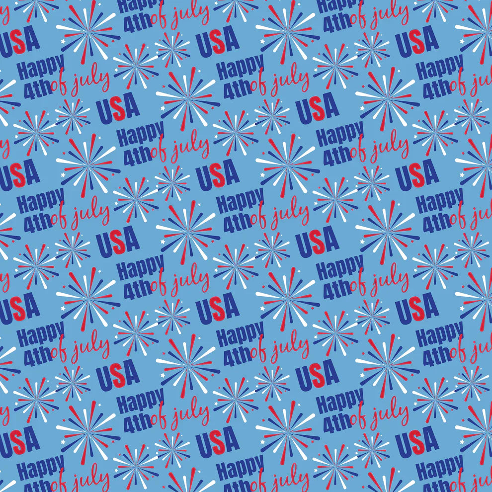 4th of July Seamless Digital Paper