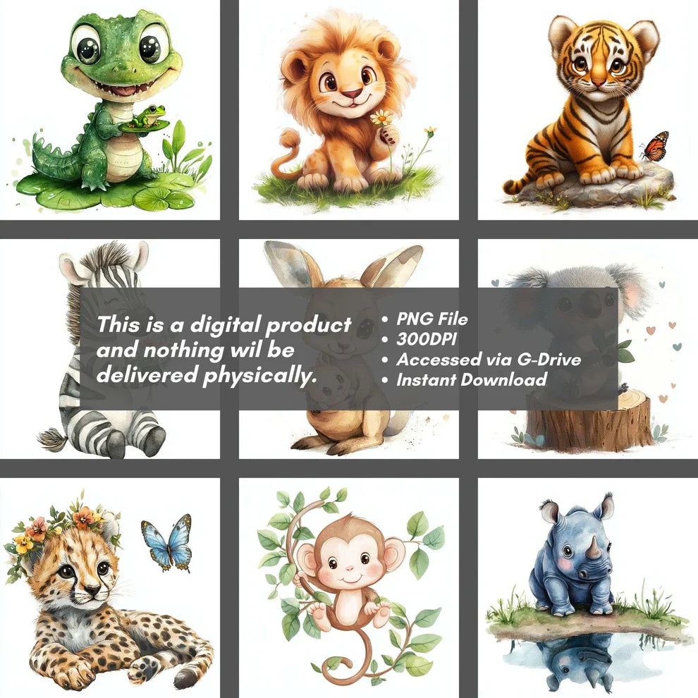 Safari Animals Clipart