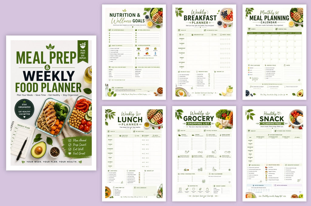 Meal Prep Weekly Food Planner
