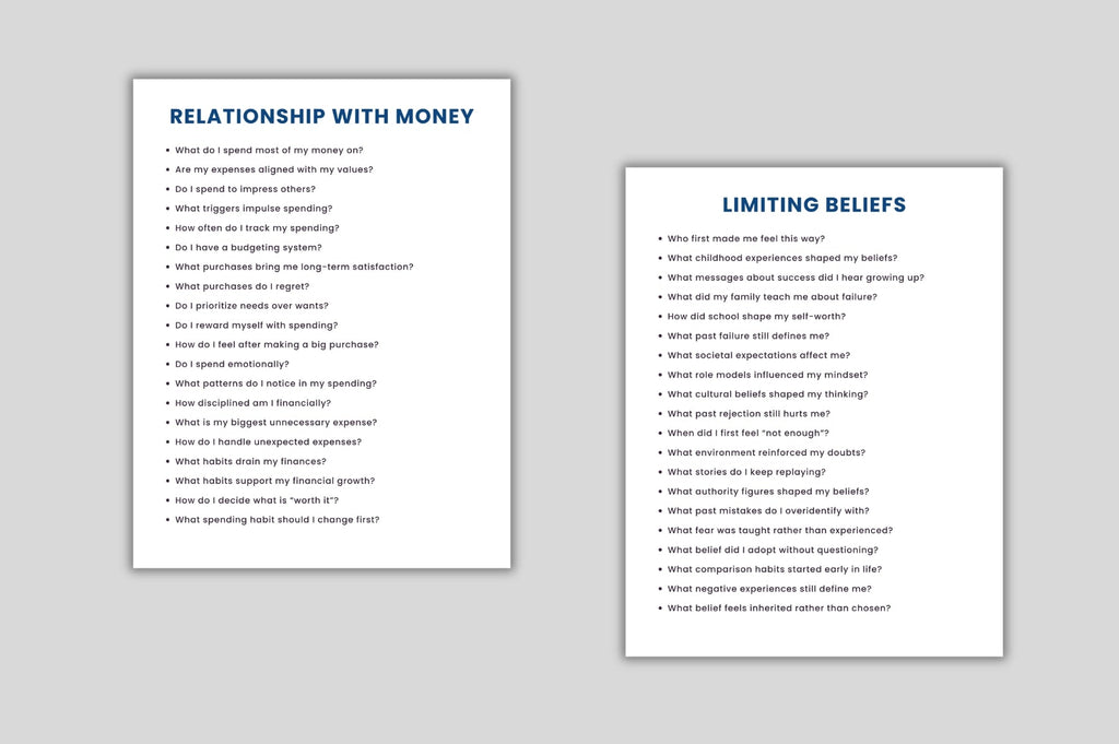 Money Mindset Prompts