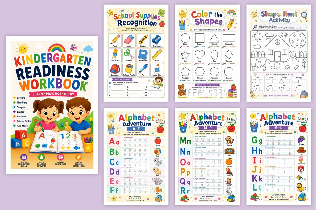 Kindergarten Readiness Workbook