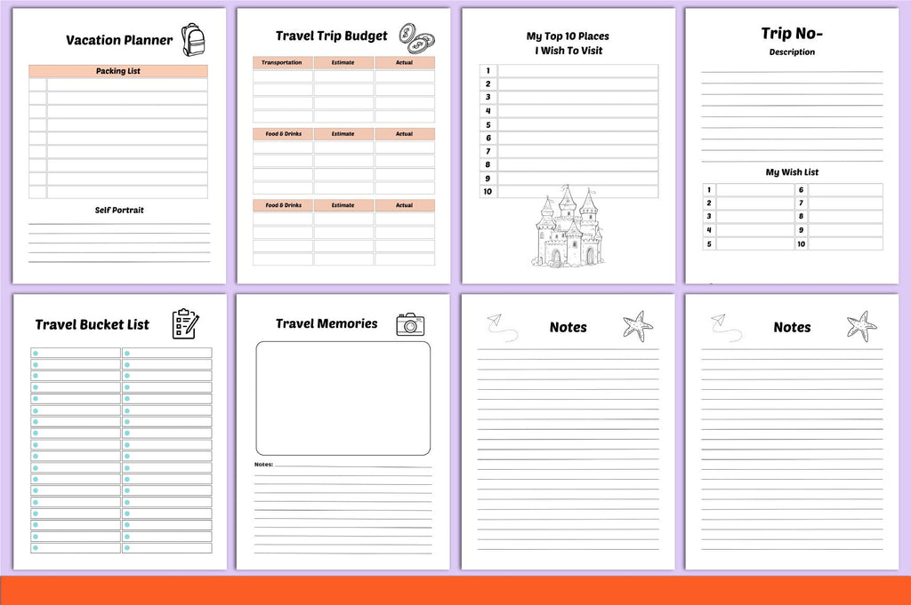 Travel Journal for Kids