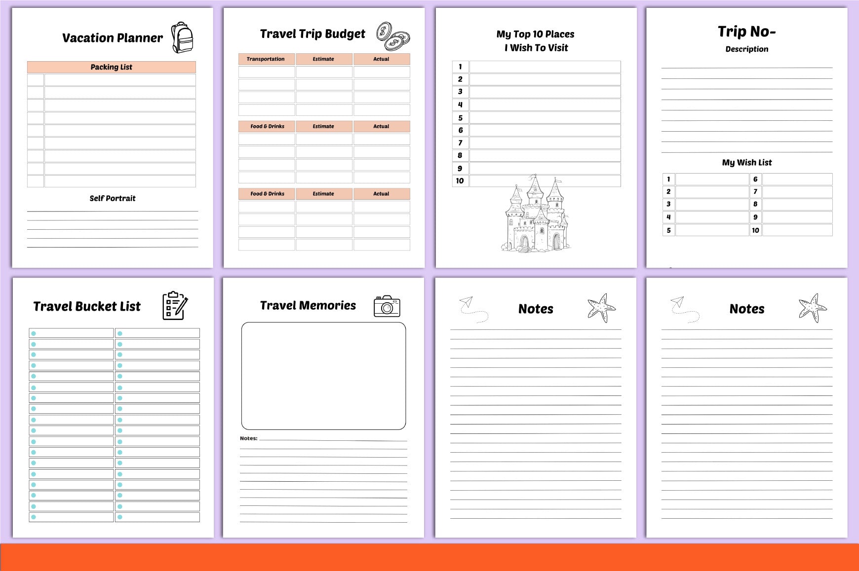 Travel Journal for Kids