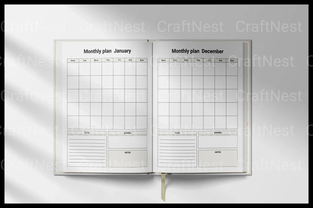 ADHD Printable Planner brain dump and task prioritization pages