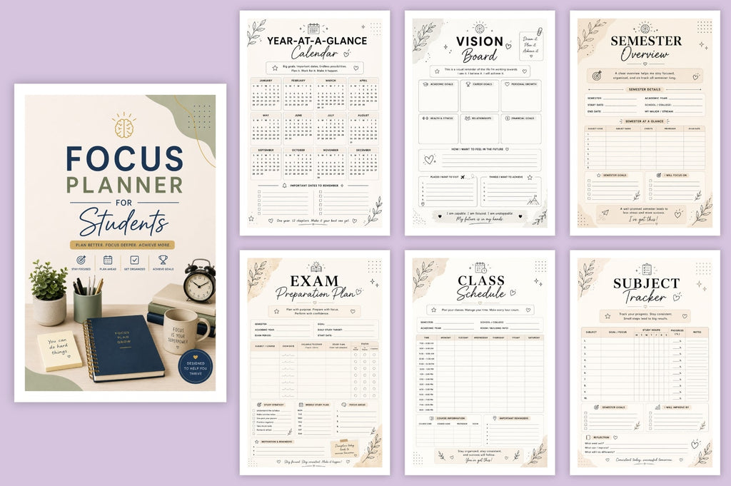 Focus For Students Planner