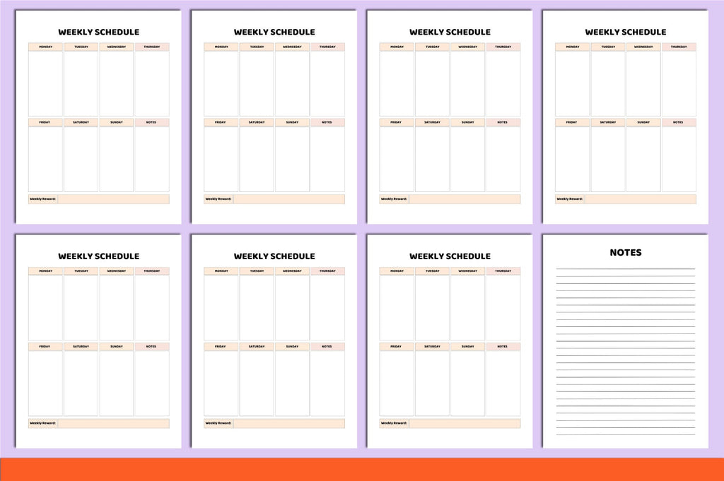 Chore Chart for Kids Planner
