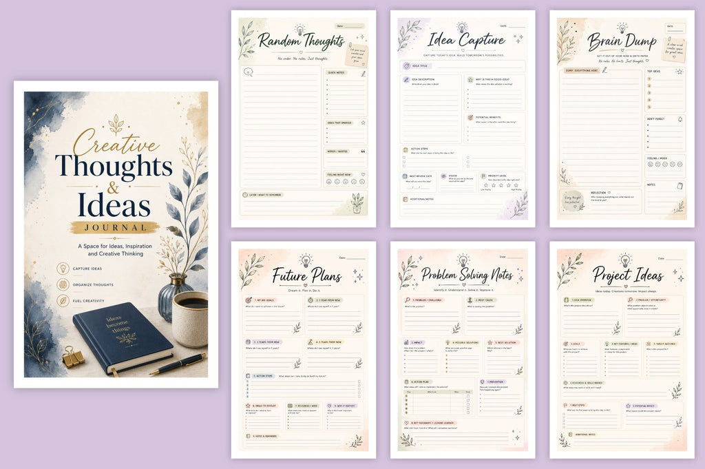 Creative Thoughts Ideas Journal