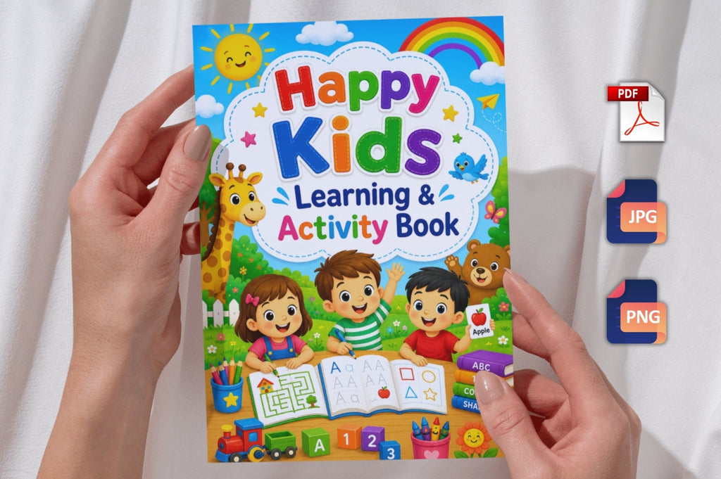 Happy Kids Learning Activity Book
