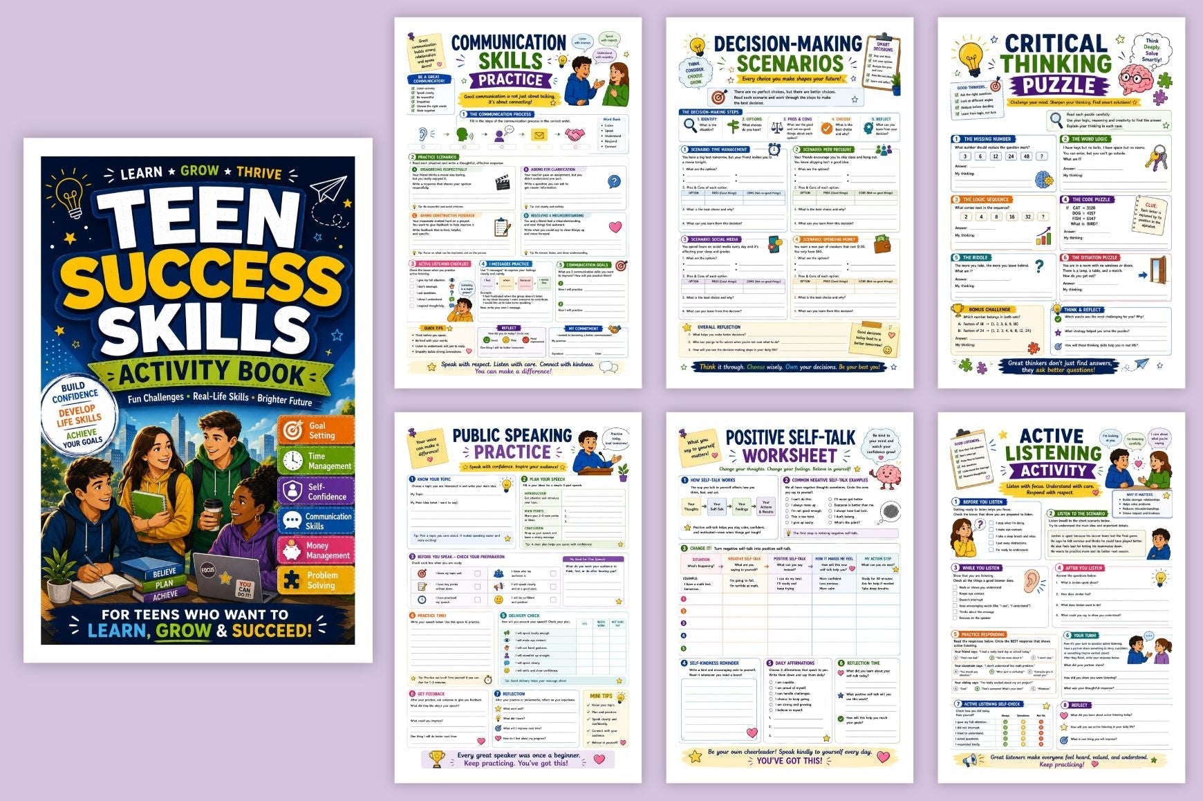 Teen Success Skills Activity Book