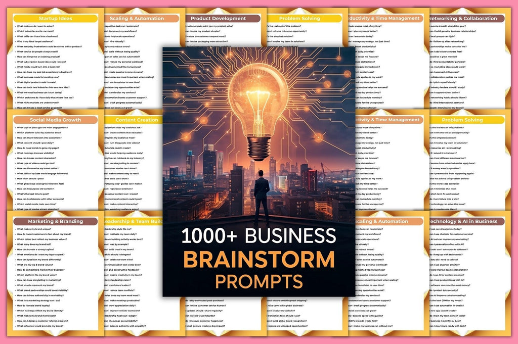 Business Brainstorm Prompts