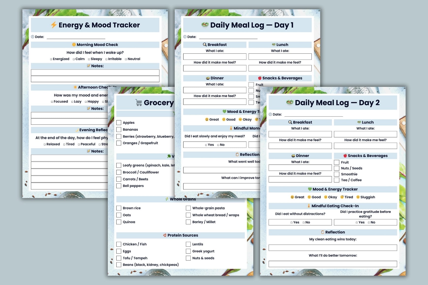 Clean Eating Journal
