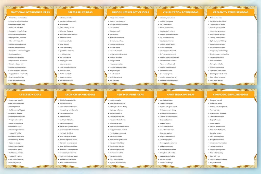 For Infinite Ideas Prompts